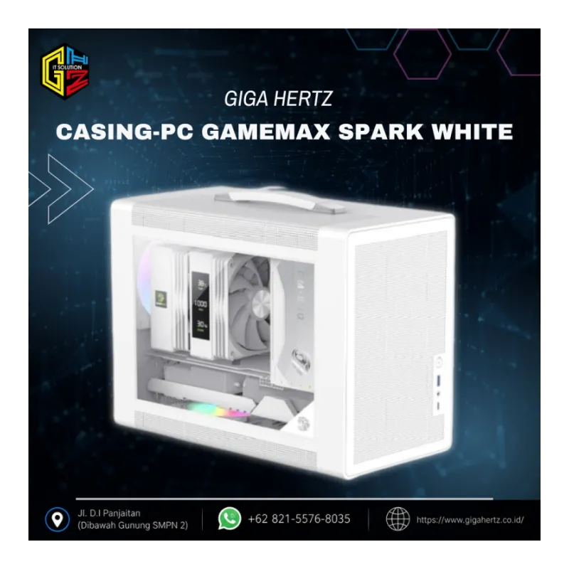 CASING-PC GAMEMAX SPARK WHITE