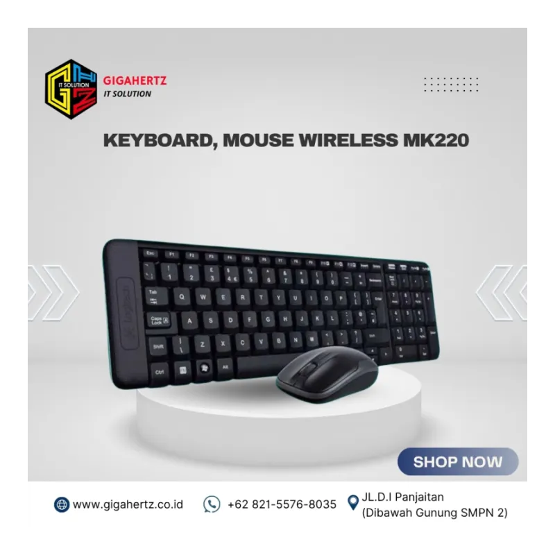 KEYBOARD, MOUSE WIRELESS MK220