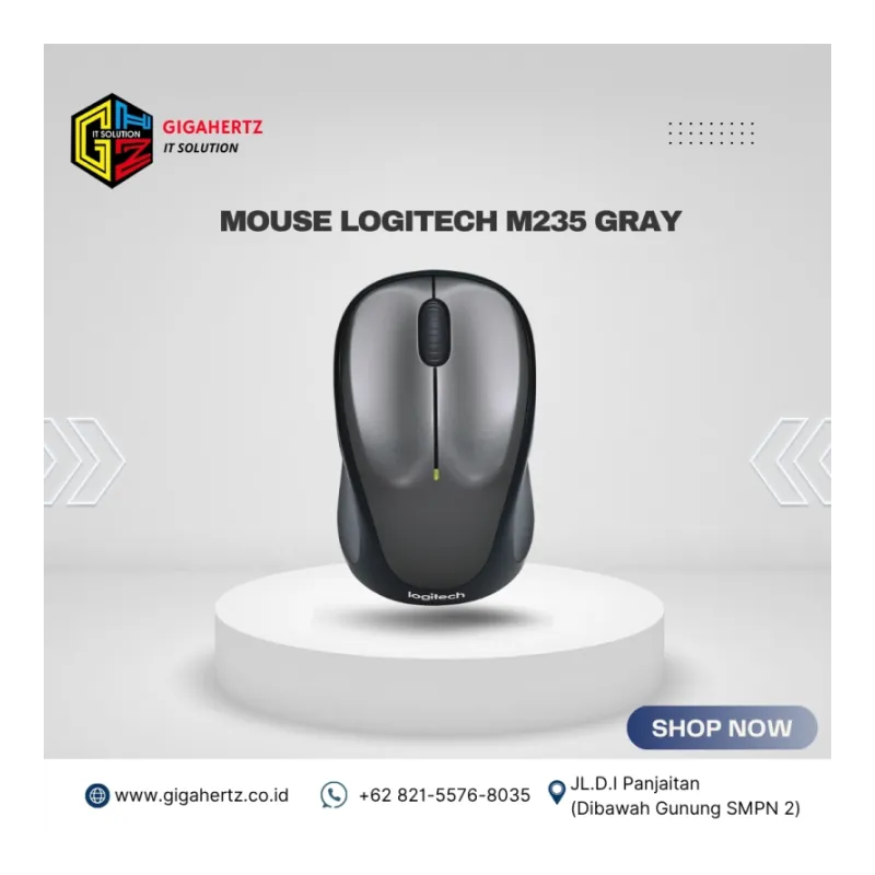 MOUSE LOGITECH M235 GRAY