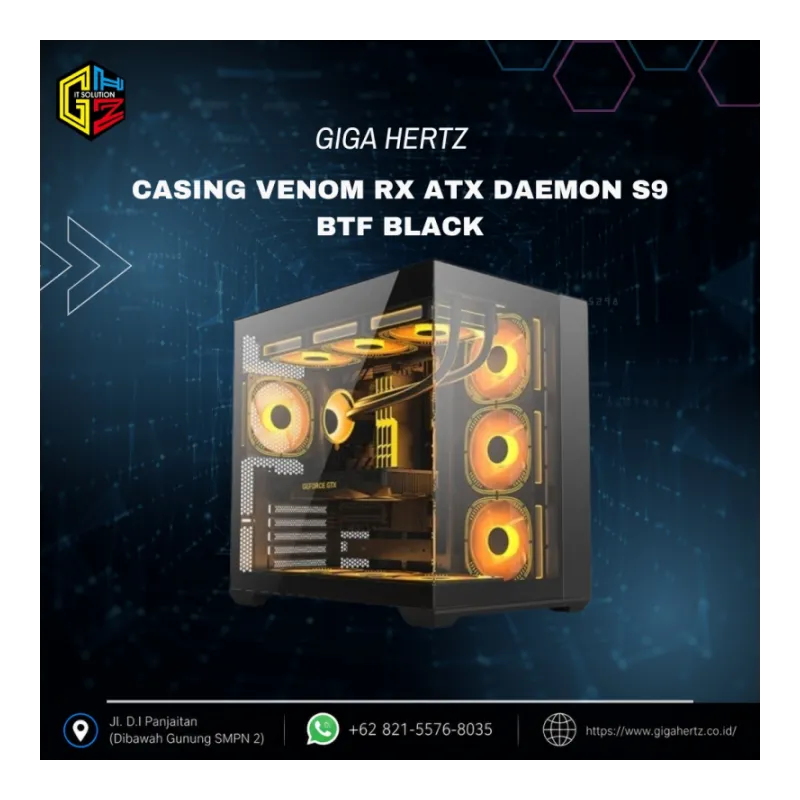 CASING VENOM RX ATX DAEMON S9 BTF BLACK