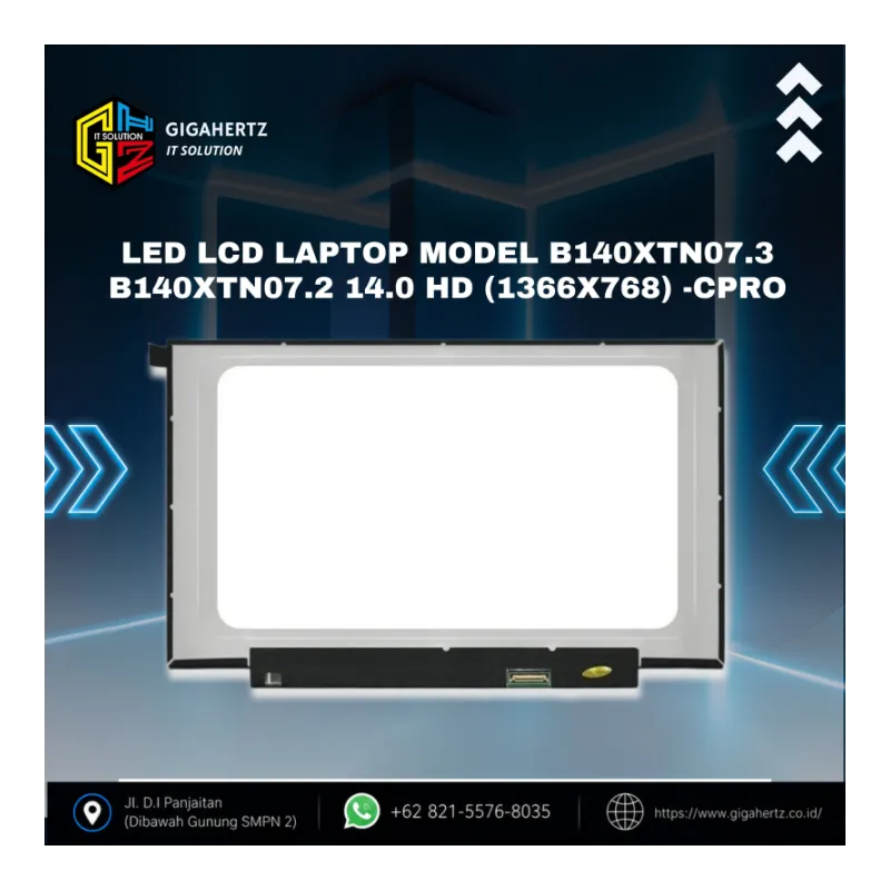 LED LCD Laptop Model B140XTN07.3 B140XTN07.2 14.0 HD (1366x768) -CPRO