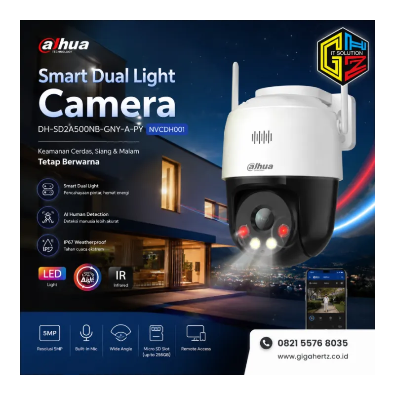 Dahua Smart Dual Light Camera (DH-SD2A500NB-GNY-A-PY)
