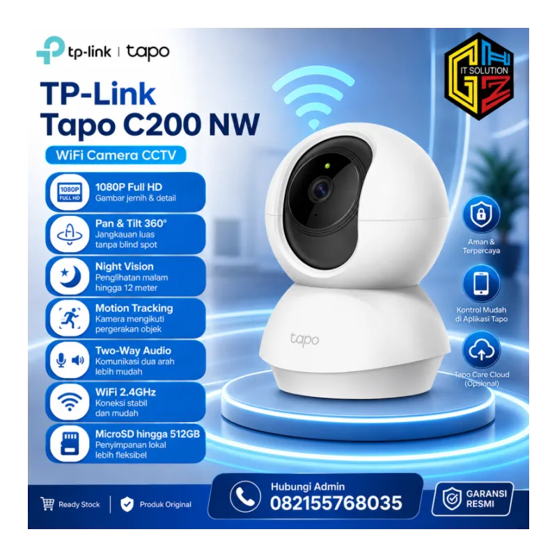 WIFI CAMERA TAPO TP-LINK CCTV C200 NW