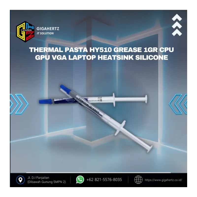 THERMAL PASTA HY510 GREASE 1GR CPU GPU VGA LAPTOP HEATSINK SILICONE