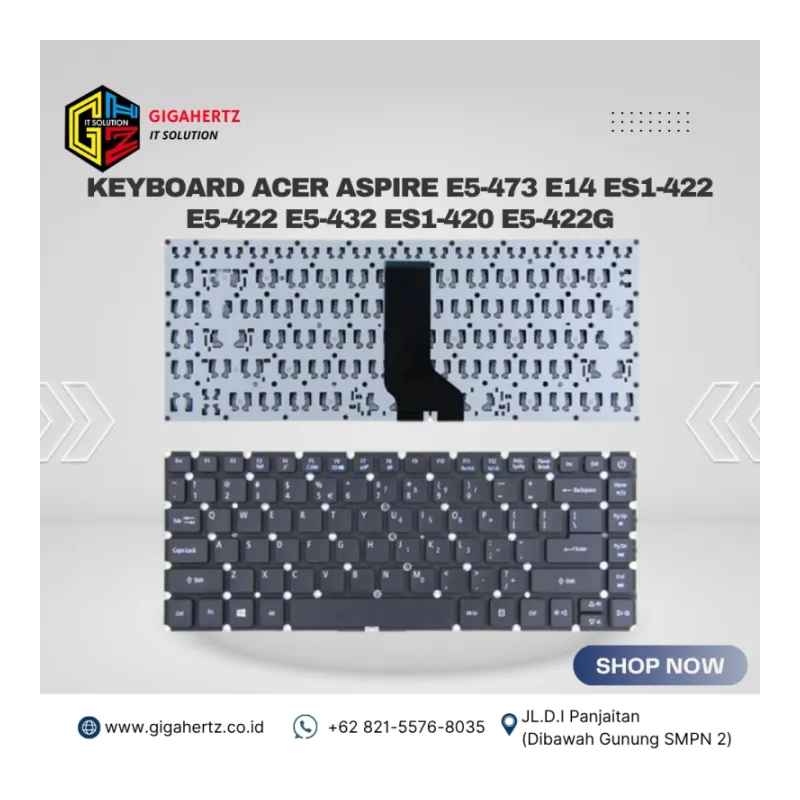 Keyboard Acer Aspire E5-473 E14 ES1-422 E5-422 E5-432 ES1-420 E5-422G