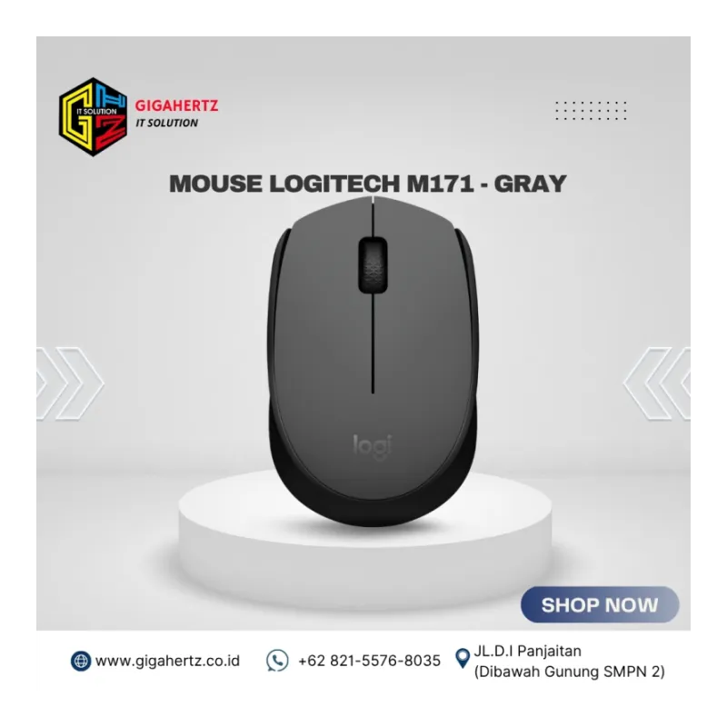 MOUSE LOGITECH M171 - Gray