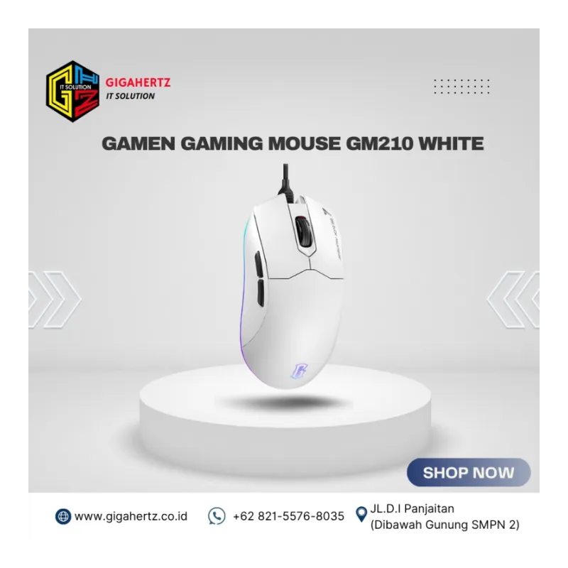 GAMEN GAMING MOUSE GM210 WHITE
