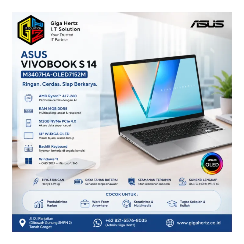 ASUS Vivobook S 14 M3407HA-OLED7152M