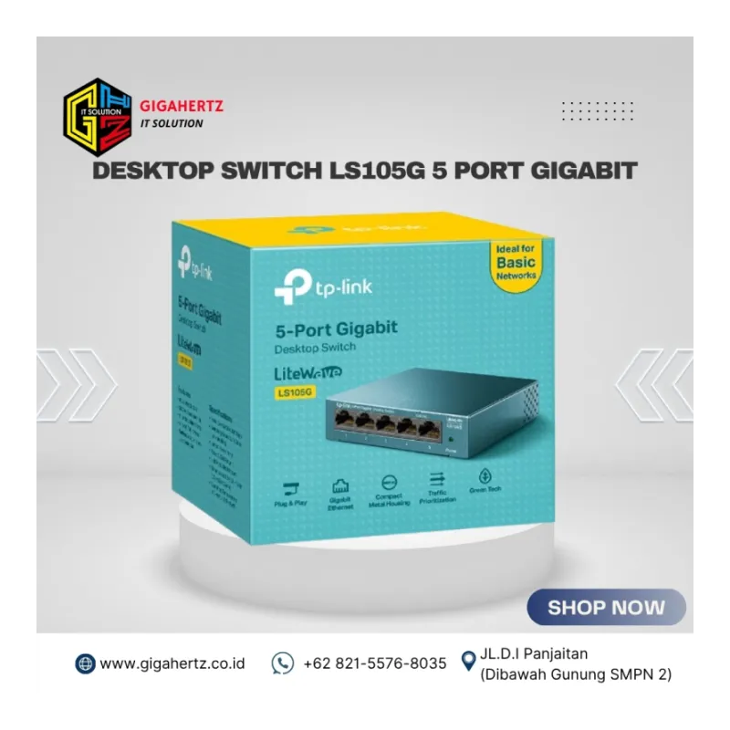 Desktop Switch LS105G 5 PORT GIGABIT