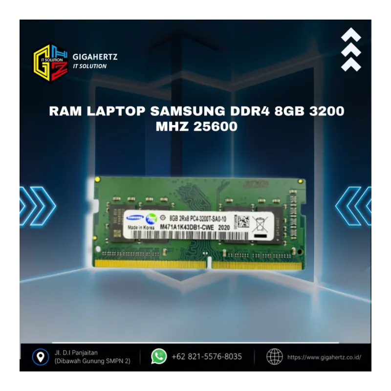 RAM LAPTOP SAMSUNG DDR4 8GB 3200 MHz 25600