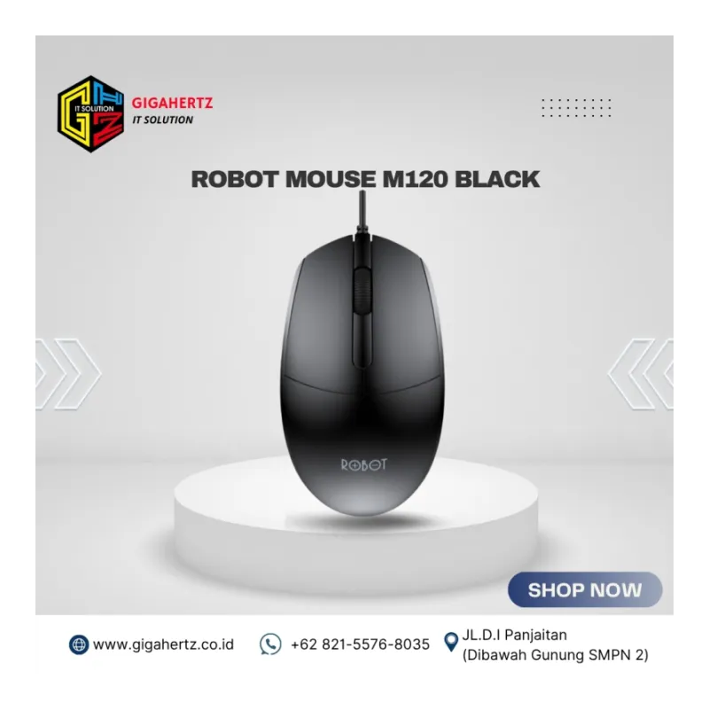 ROBOT MOUSE  M120 BLACK