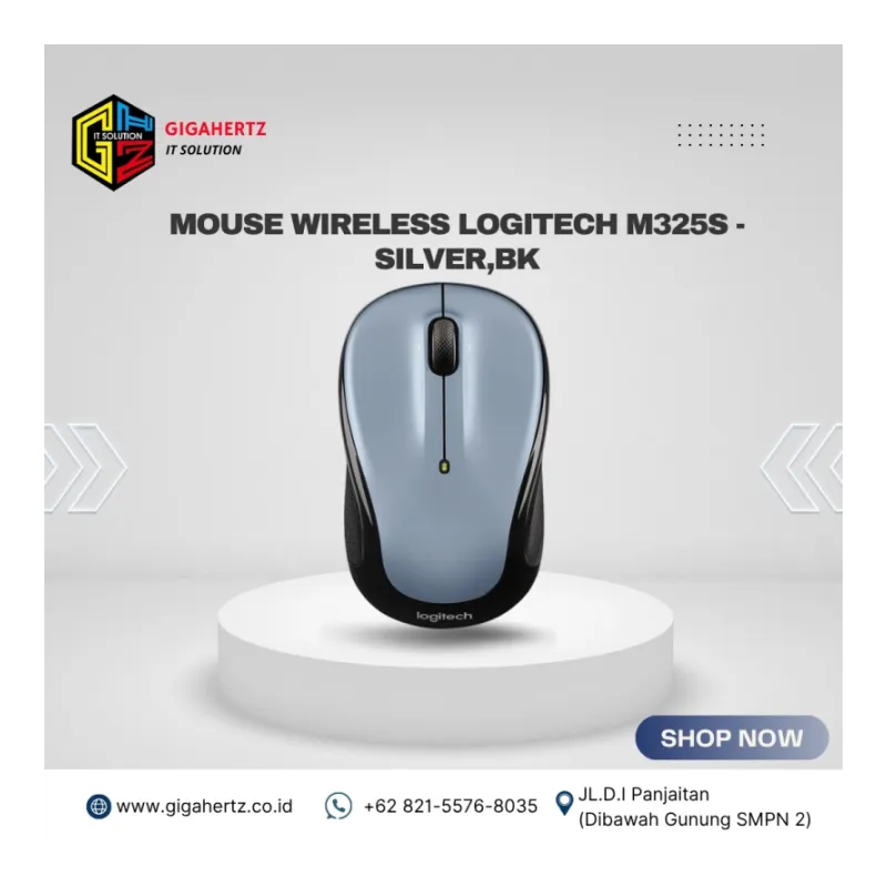 Mouse Wireless Logitech M325s - Silver,BK