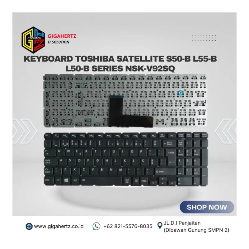Keyboard TOSHIBA Satellite S50-B L55-B L50-B Series NSK-V92SQ
