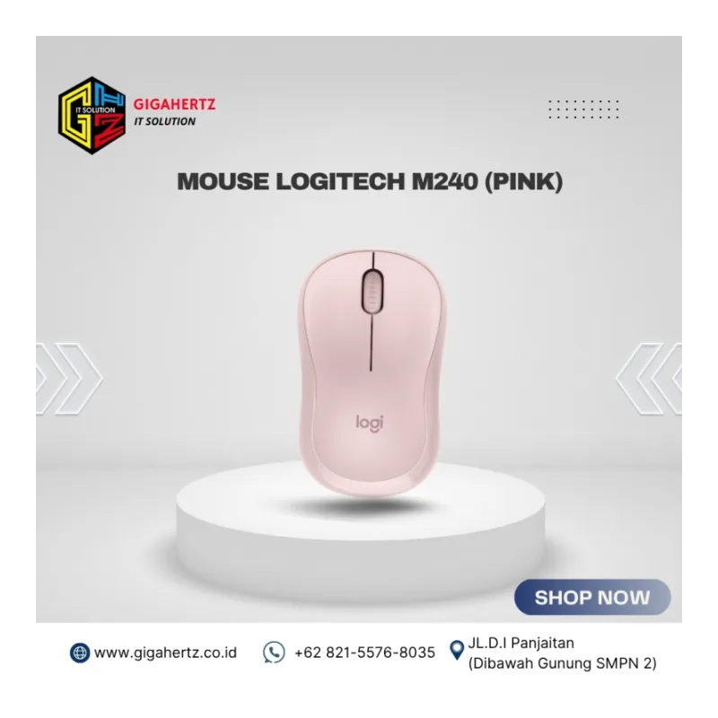MOUSE LOGITECH M240 (PINK)