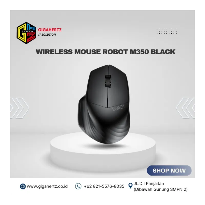WIRELESS MOUSE ROBOT M350 BLACK
